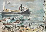 Paesaggio ad Arona by Filippo de Pisis, 1941, oil on canvas, offered May 2010