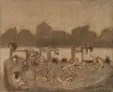 Zoran Mušič, Canale della Giudecca