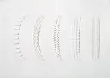 Richard Hamilton, Five tyres remoulded, 1972, cartella contenente sette serigrafie on mylar and un rilievo in silicone