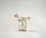 Claudio Bonichi, Le tre rose, 1997, oil on canvas
