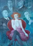 Remo Squillantini, Figura di donna in poltrona