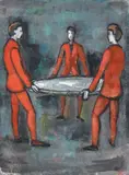 Roberto Barni, Senza titolo, 1989, mixed media on paper