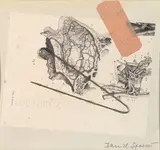 Daniel Spoerri, Senza titolo, 1993, collage on cardboard