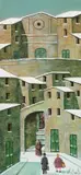 Norberto, Struttura, mixed media on paper applicata on panel
