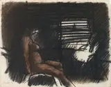 Carlo Mattioli, Figura in un interno