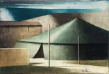 Marcello Scuffi, Il circo, 2009, oil on canvas