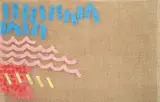 Giorgio Griffa, Rosa discendente, 2003, acrylic on canvas