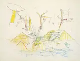 Julio by Roberto Matta, 1957, matite colorate and lapis on paper, offered May 2010