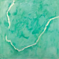 Vincenzo Cecchini, L'Oceanina dalla belle caviglie, 1988, acrylic on canvas