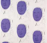 Andy Warhol, Mao Wallpaper, 1974, screenprint on paper da parati applicata on canvas