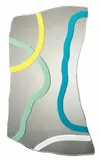 Frattale by Michelangelo Pistoletto, 1999, enamel on specchio sagomato, offered May 2010