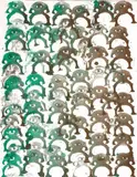 Arman, Le petits Tarzan, 1973, inchiostro and mixed media on paper