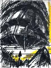 Guardare in alto materialmente by Vinicio Berti, 1987, acrylic on canvas, offered May 2010