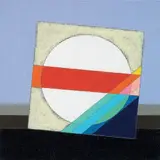 Eugenio Carmi, Il mondo è in bilico, 2007, acrylic and vernice on juta