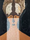 Fathi Hassan, Santa Hilal, 2009, mixed media on canvas