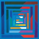 Pellas by Piero Dorazio, 1995, oil on canvas, offered May 2010