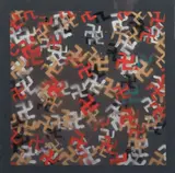 Senza titolo by Franco Angeli, 1978, enamel on canvas, offered May 2010