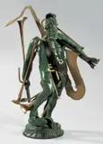 Arman, Macho delle acque, 1992, scultura in bronze