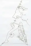 Estate Estasi by Luigi Ontani, 1999, pennarello oro on paper, offered May 2010