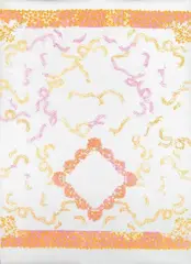 Stefano Arienti, Fiocchi rosa, 2000, acrylic on paper da lucido
