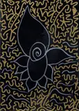 La2, Black Bud, 2006, oil and enamel on canvas