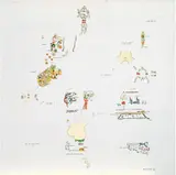 Gianfranco Baruchello, Senza titolo, 1978, mixed media on alluminio