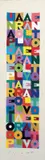 Alighiero Boetti, Una parola al vento, due parole al vento, tre parole al vento, 100 parole al vento
