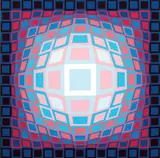 Vega Ko by Victor Vasarely, 1985, acrylic on canvas, offered May 2010