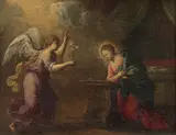 Stefano Magnasco, Annunciazione, oil on canvas