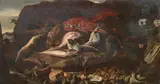 Natura morta con pesci e conchiglie by Paolo Porpora, oil on canvas, offered Mar 2010