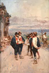 Gustavo Simoni, Giocatori di morra