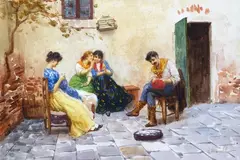 Leonardo Morello, Le ricamatrici