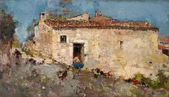 La casa del contadino by Giuseppe Casciaro, 1914, offered Jun 2024