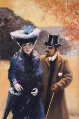 Carlo Brancaccio, Coppia di signori eleganti