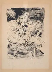 Jacqueline Marval, Senza Titolo, Signature bottom right; print run bottom left. On the reverse. Atelier Luc label - Michel