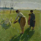 Francesco Fanelli, Contadina con oche