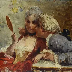 Corteggiamento by Ernesto Fontana, offered Oct 2023