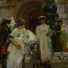 Alessandro Milesi, In piazza