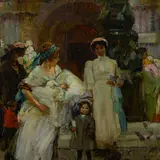 Alessandro Milesi, In piazza