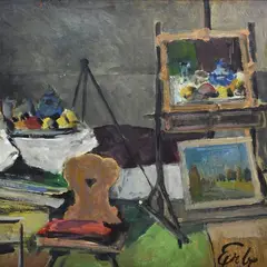 Paul Erbe, Nello studio