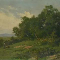 Philipp Röth, Paesaggio, Sul verso: per autentica
