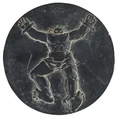 Omero Taddeini, Prisoner, Bronze relief.