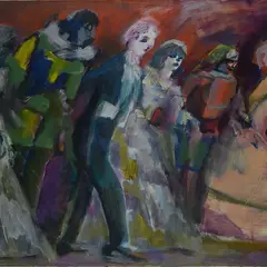 Mino Maccari, Figures, 1970