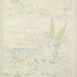 Giorgio de Chirico, ...shouting loudly to the one who sat on the cloud