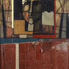 Without title by Saad Ben Cheffaj, 1979, offered Sep 2023