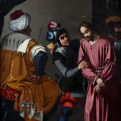 Christ in front of Pilate by Nicodemo Ferrucci, Expertise by Prof. Sandro Bellesi., offered Sep 2023