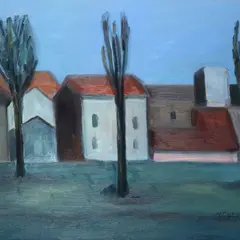 Pisan country by Nello Corucci, 1959, offered Sep 2023