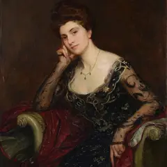 Theodore Blake Wirgman, Portrait of a lady, 1907