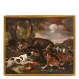 Baldassare de Caro, Scena di caccia al cinghiale