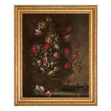 Vaso fiorito by Francesco Caldei detto Francesco Mantovano, oil on canvas, offered Mar 2016